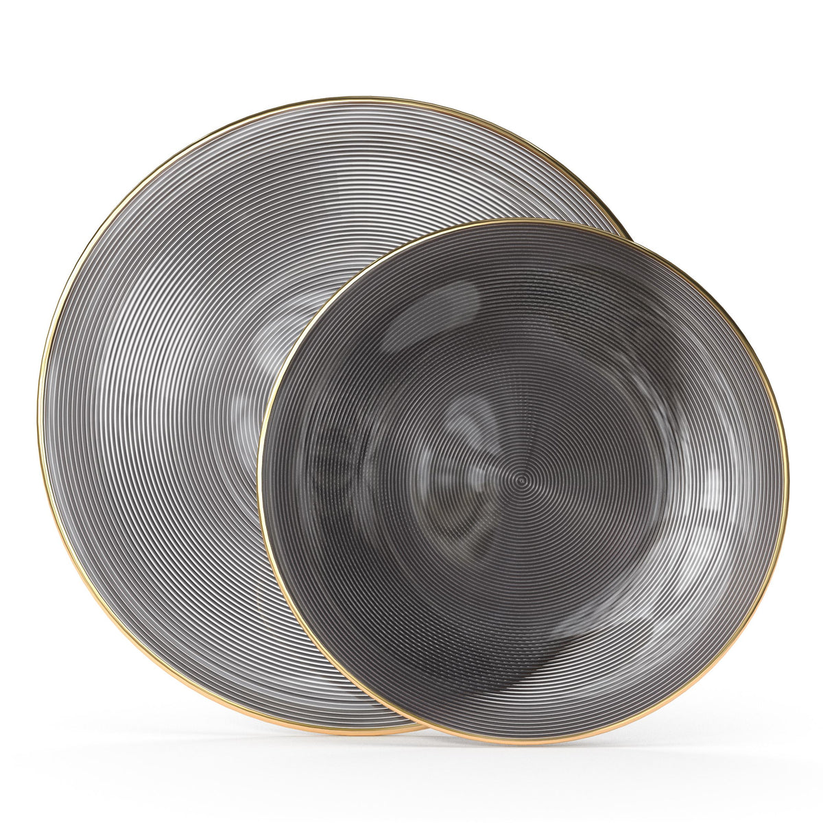 Smoke Luster Plate Combo | 30 10-inch + 30 7-inch