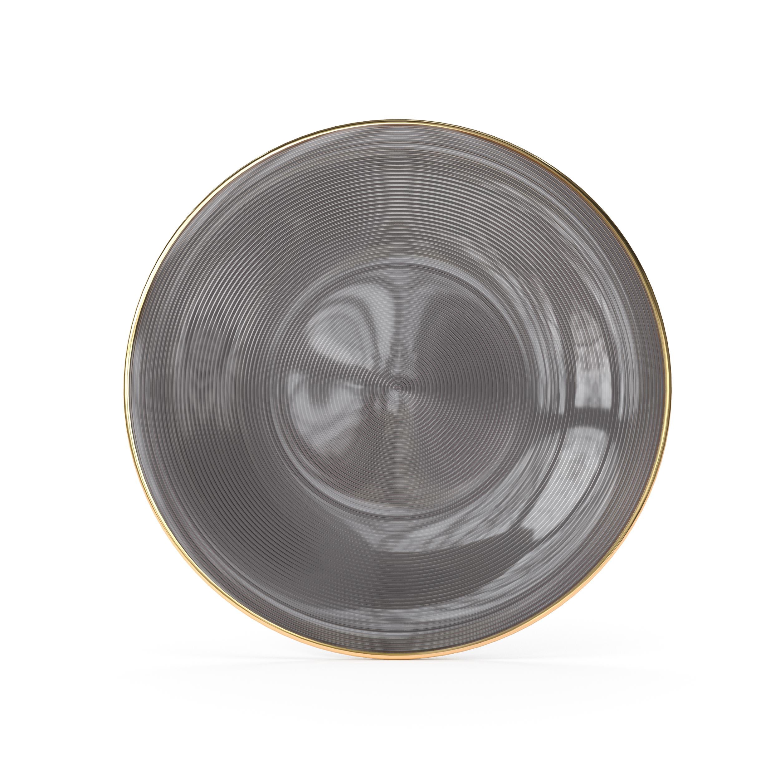 Smoke Luster Plate Combo | 30 10-inch + 30 7-inch
