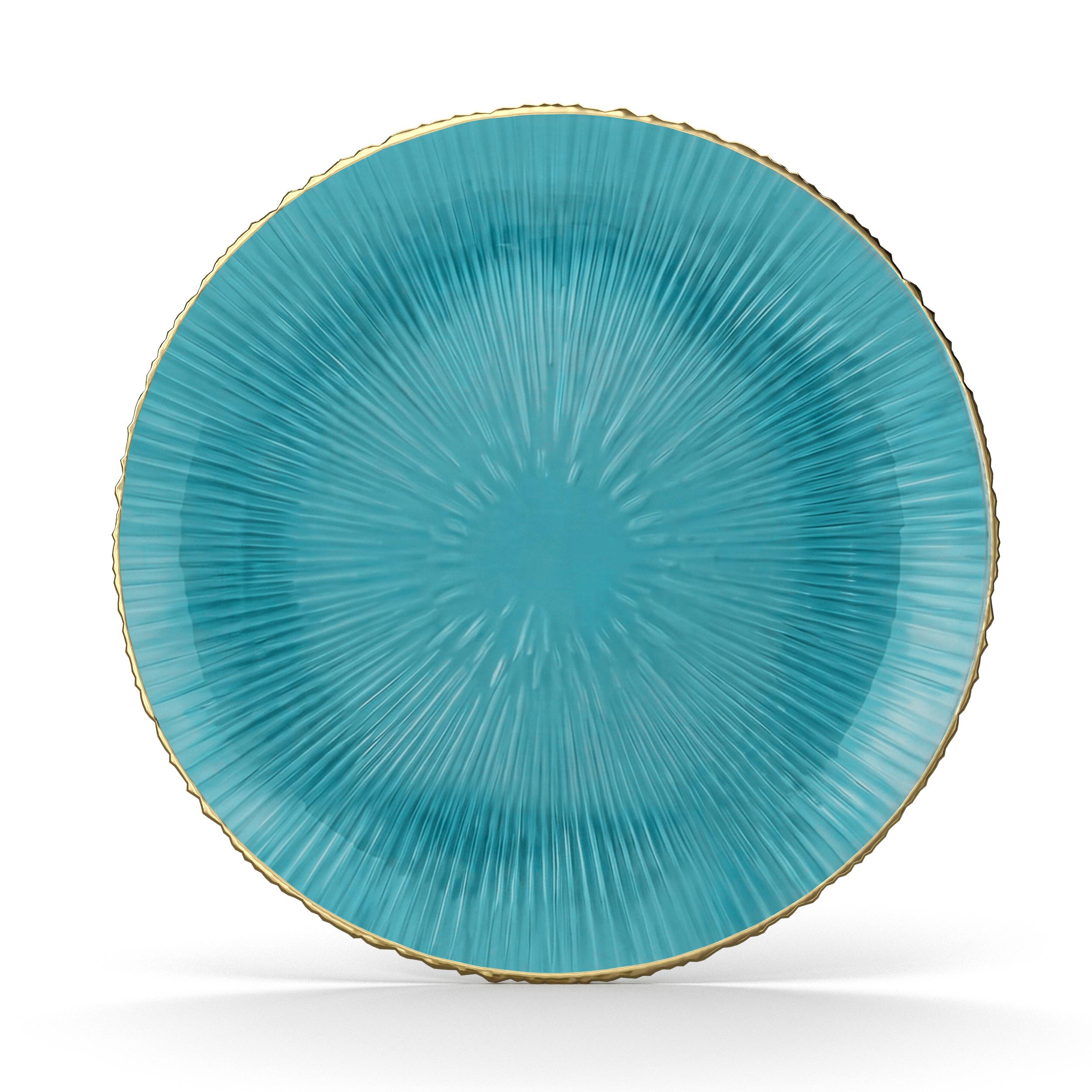 Turquoise Burst Plate Combo | 30 10-inch + 30 7-inch