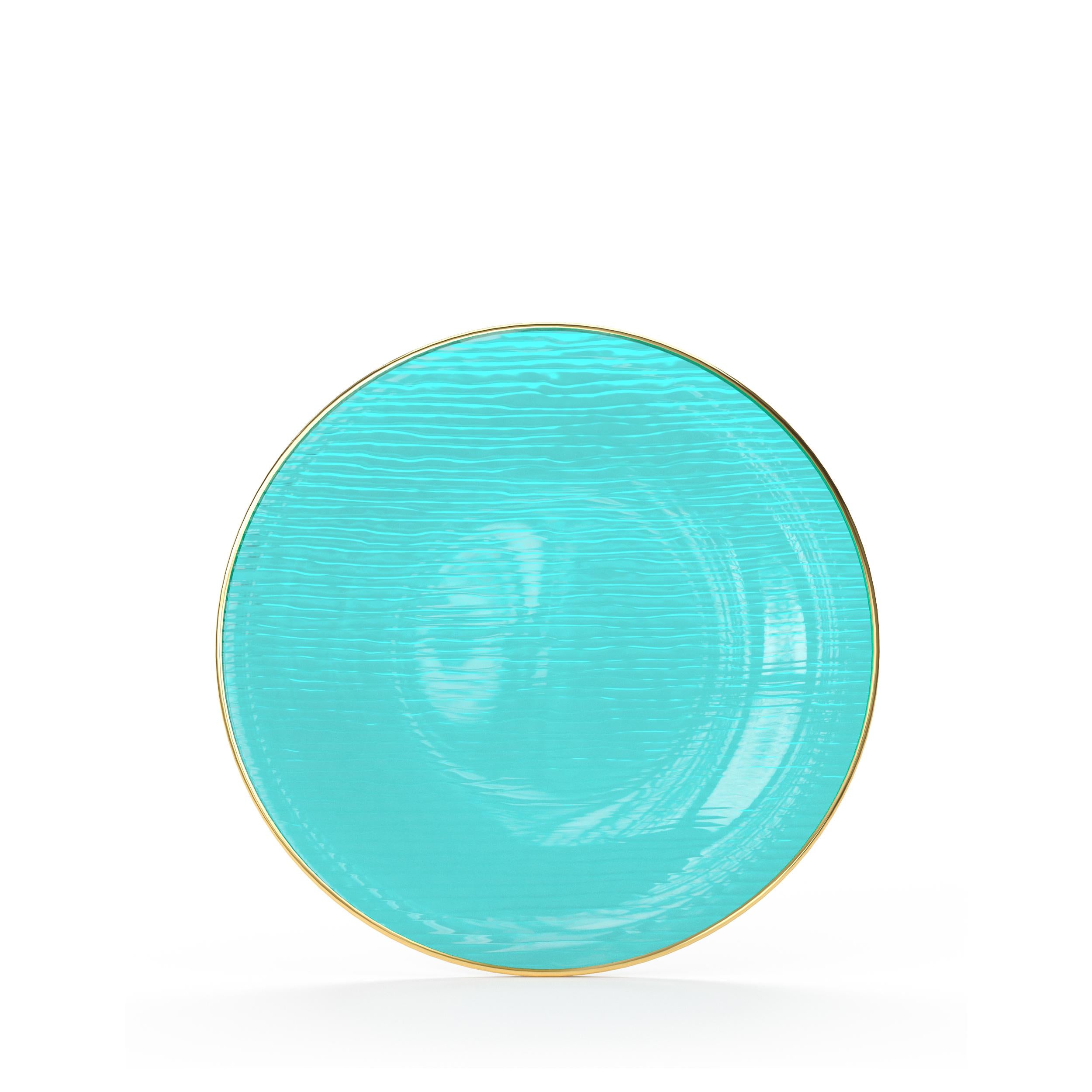 Turquoise Weave Plate Combo | 30 10-inch + 30 7-inch