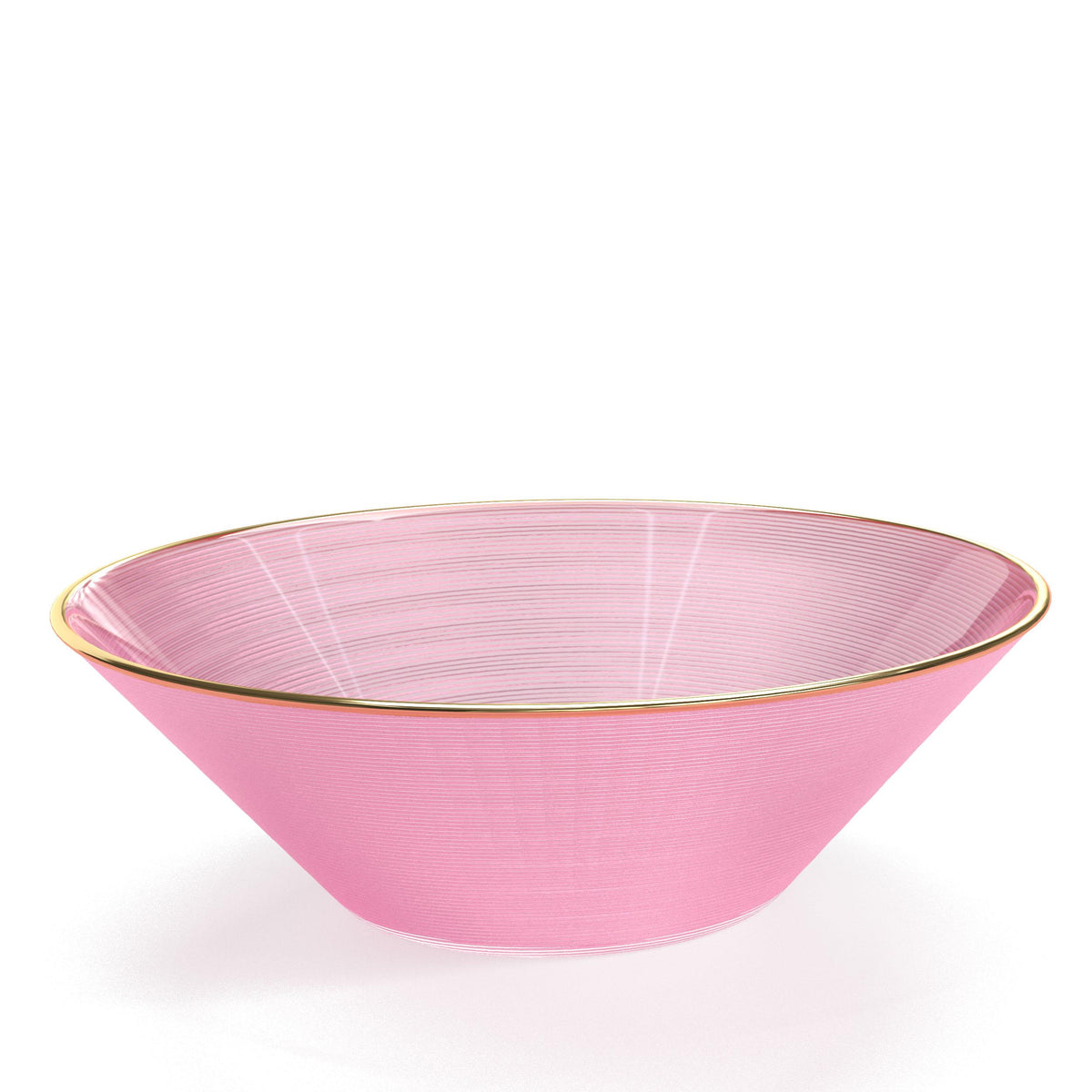 16 Oz. Pink Luster Plastic Bowls | 30 Count