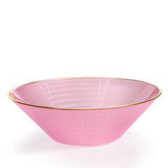 16 Oz. Pink Luster Plastic Bowls | 30 Count
