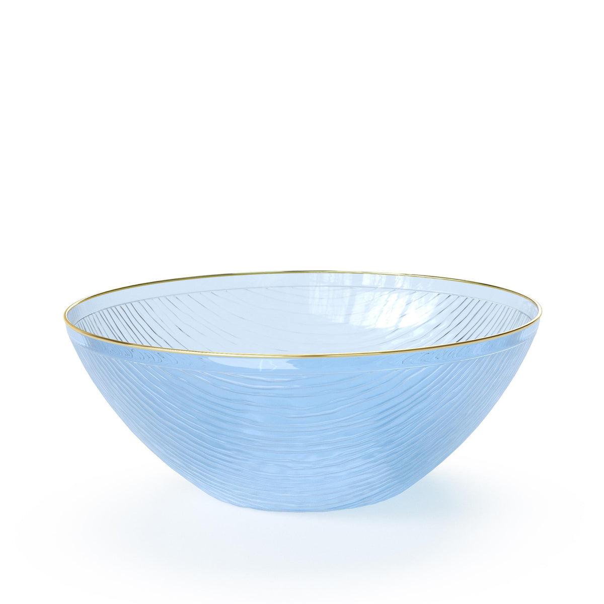 16 Oz. Blue Weave Plastic Bowls | 30 Count