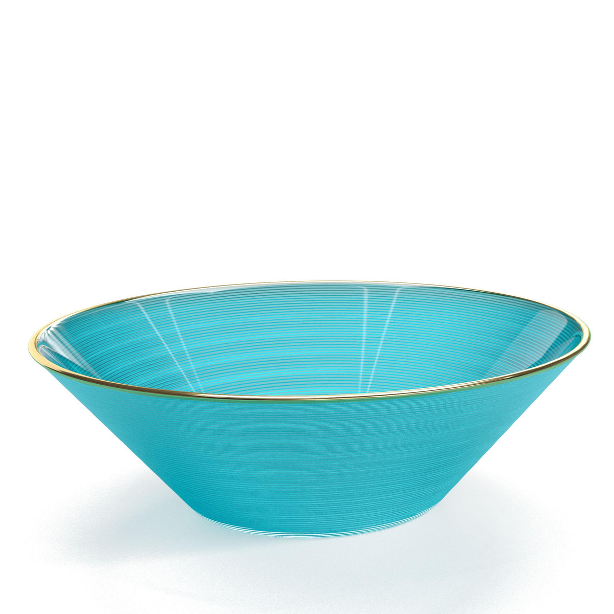 16 Oz. Turquoise Luster Plastic Bowls | 90 Count
