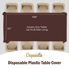 Brown Table Cover | 6 Pack