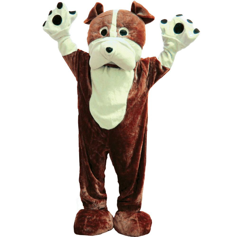 Bulldog Mascot Costume - Adults