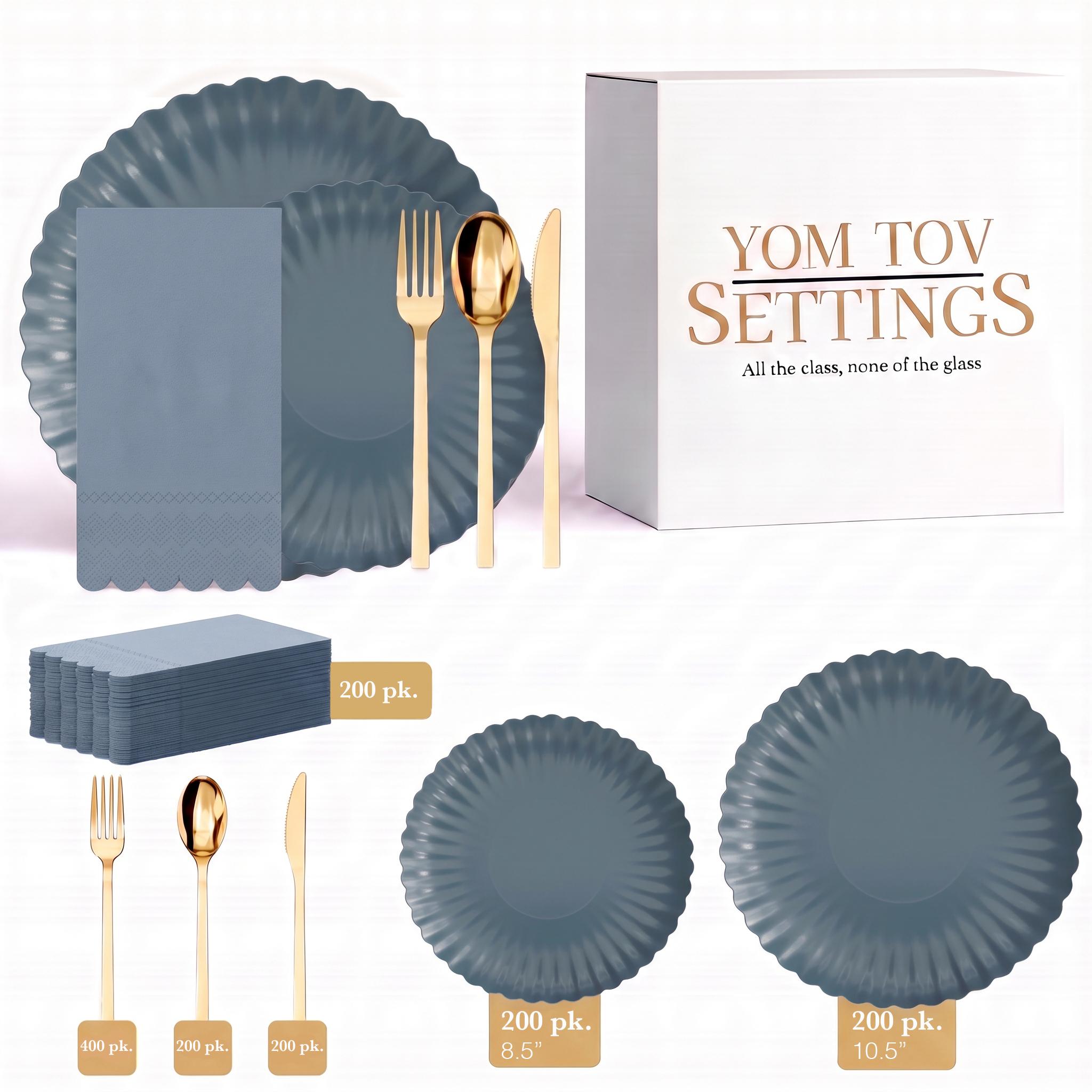 Scalloped Slate Blue Ultimate Set