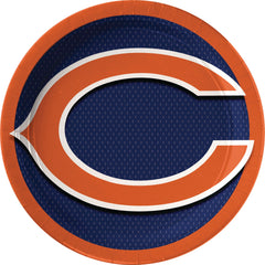9-inch Chicago Bears Lunch Paper Plates, 18-ct - Pack of 6