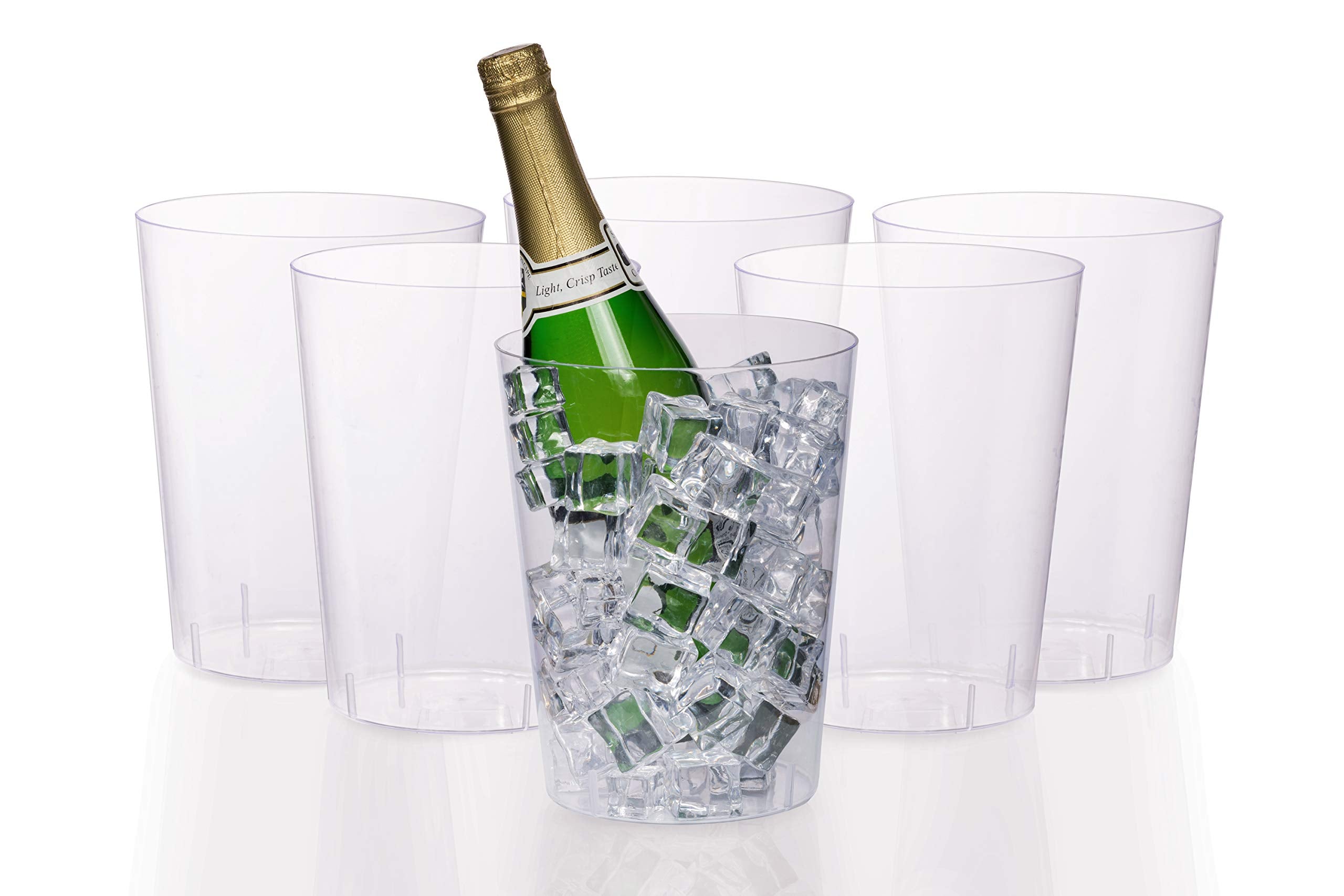 96 Oz. Clear Ice Bucket | 4 Count