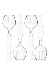 Clear Plastic Serving Forks | 32 Count