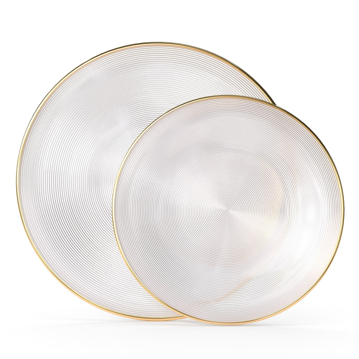 Clear Luster Plate Combo | 30 10-inch + 30 7-inch