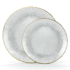Clear Burst Plate Combo | 30 10-inch + 30 7-inch