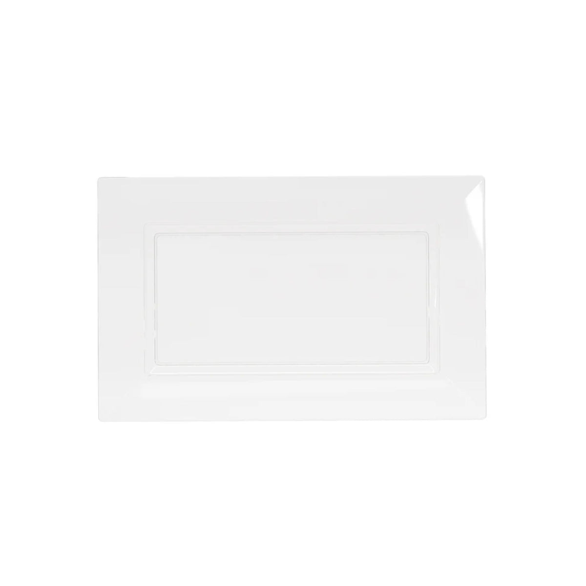 11.5 In. Clear Rectangular Plates | 40 Count