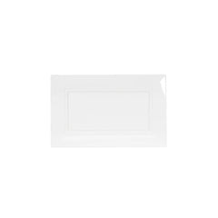 9.5 In. Clear Rectangular Plates | 40 Count