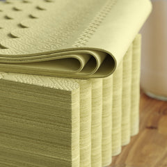 3 Ply Buttercup Yellow Scalloped Dinner Napkins | 100 Count