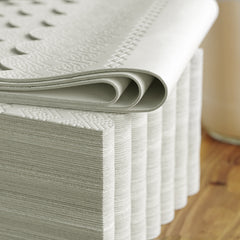 3 Ply Ivory Scalloped Dinner Napkins | 100 Count