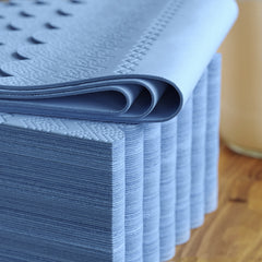 3 Ply Sky Blue Scalloped Dinner Napkins | 100 Count
