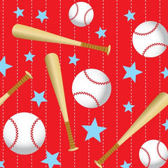 Baseball Print Table Cover | 12 Pack