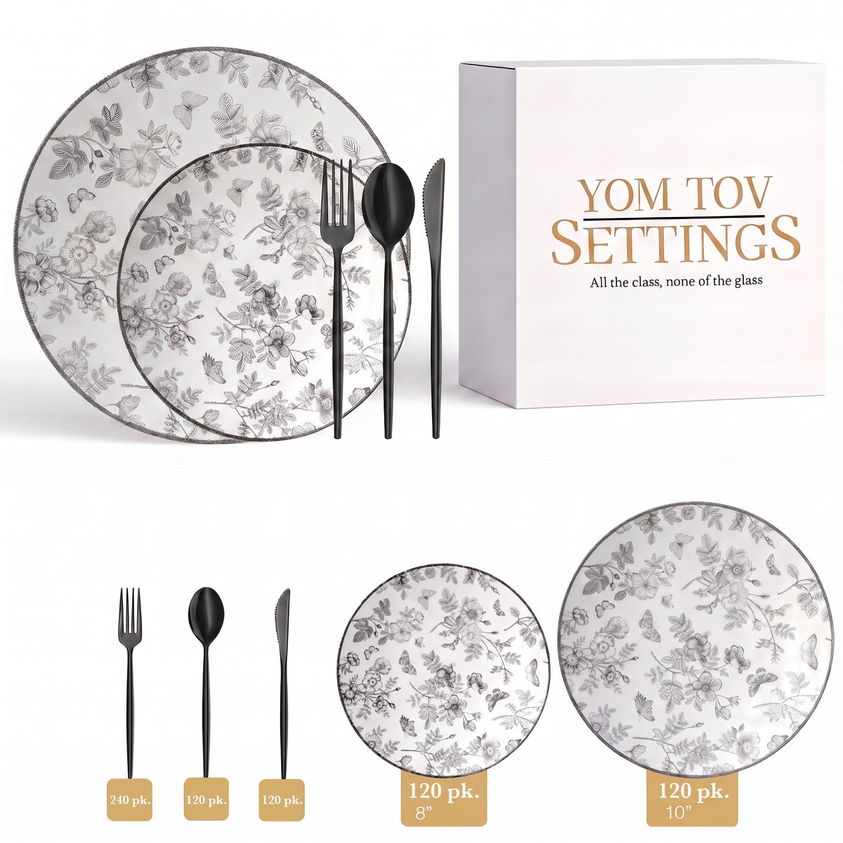 Classic Botanical Deluxe Set | Serves 120