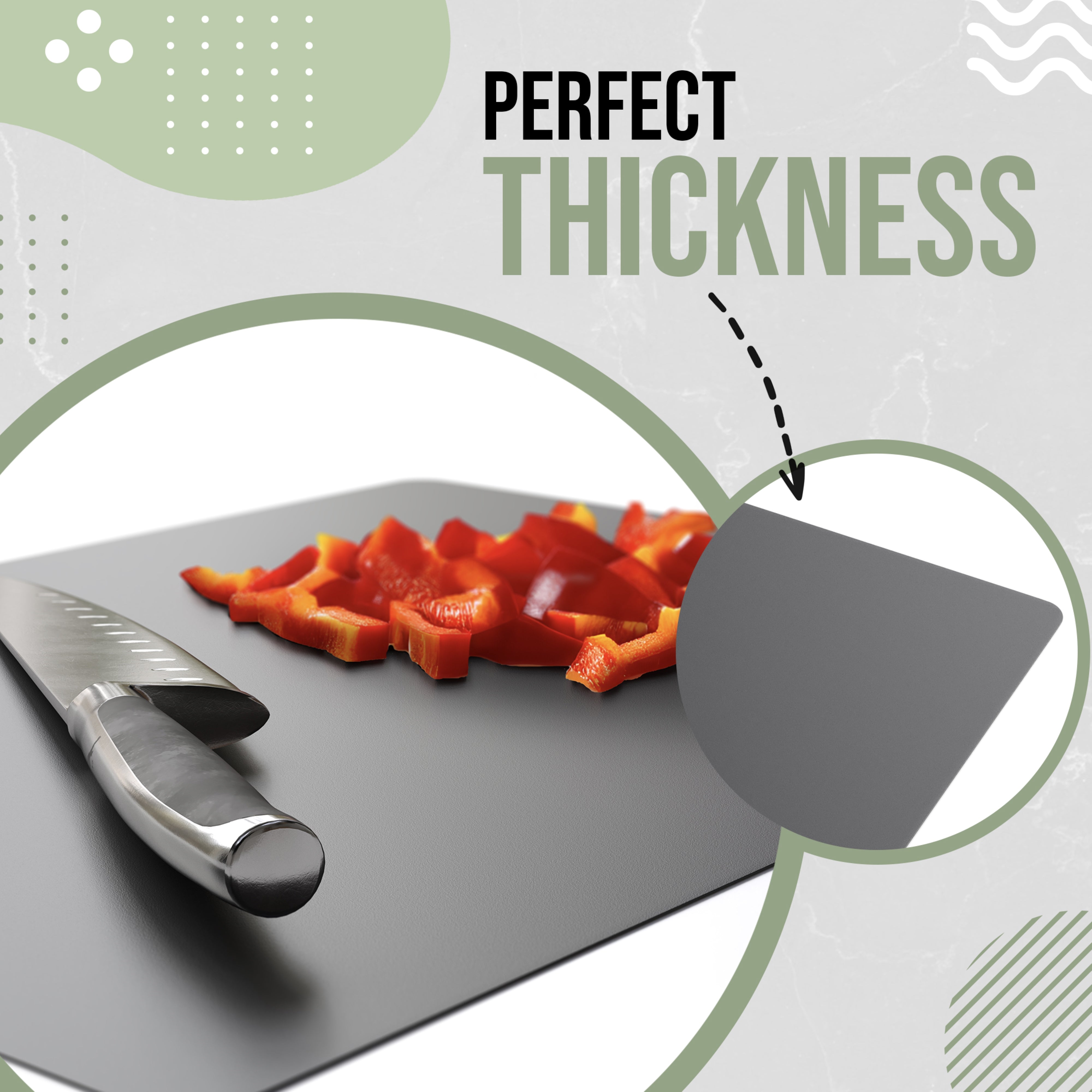 12 In. x 17.5 In. Black Disposable Cutting Boards | 25 Count