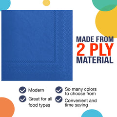 Dark Blue Dinner Napkins | 3600 Pack