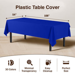 Premium Dark Blue Table Cover | 12 Pack