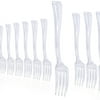 Exquisite Clear plastic Tasting Forks | 100 Count