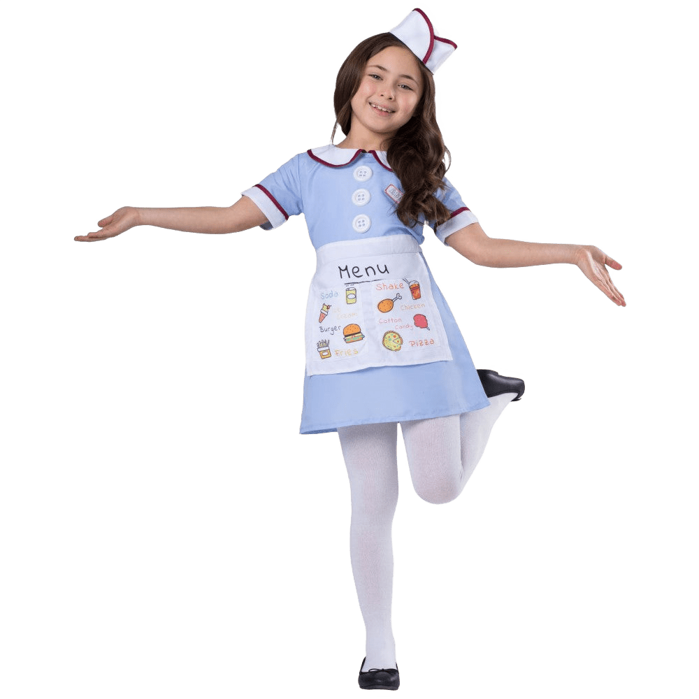 Diner Waitress Costume - Kids