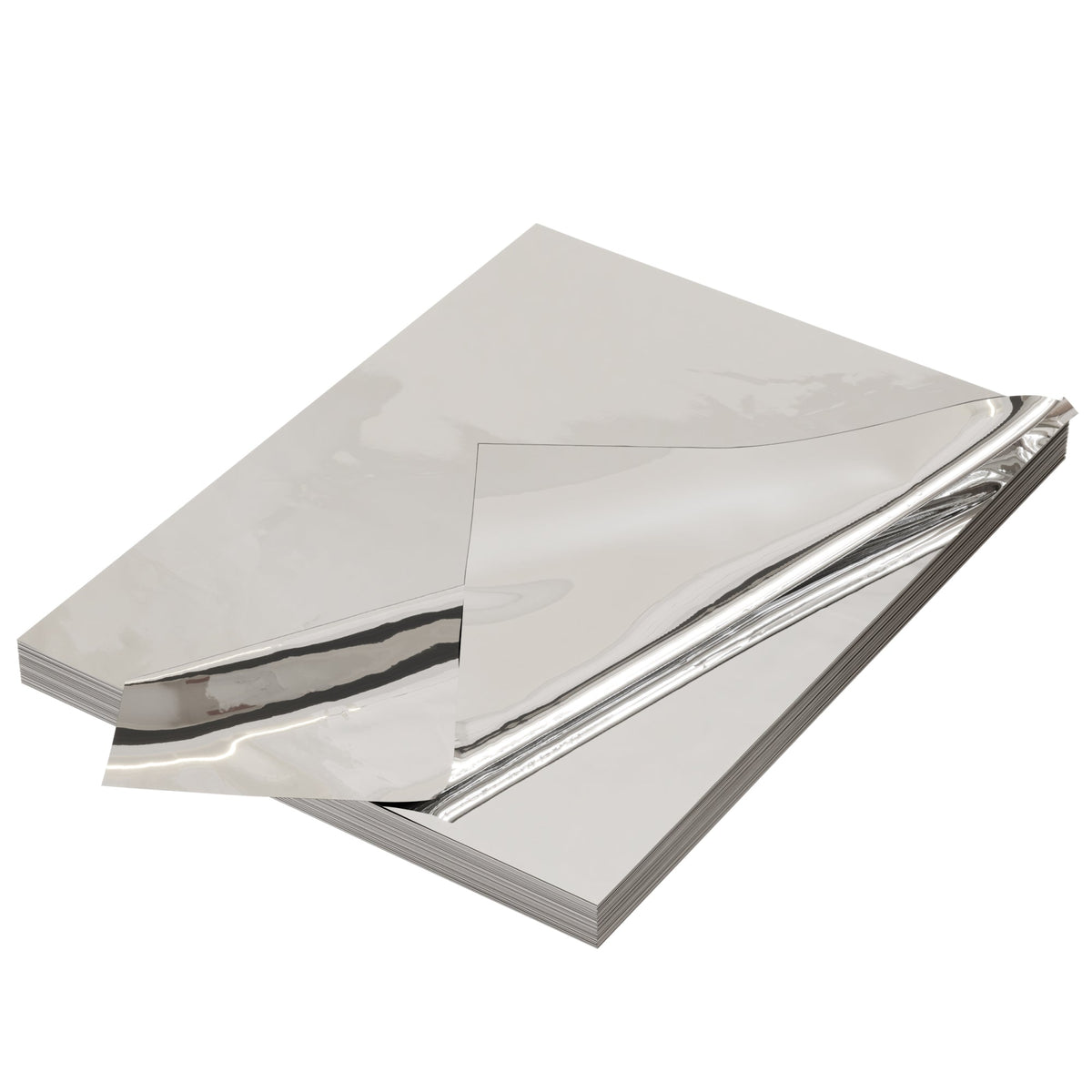 15 In. x 20 In. Silver Wrapping Sheets | 100 Count