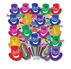 Multi-Color New Year's Party Kit for 200