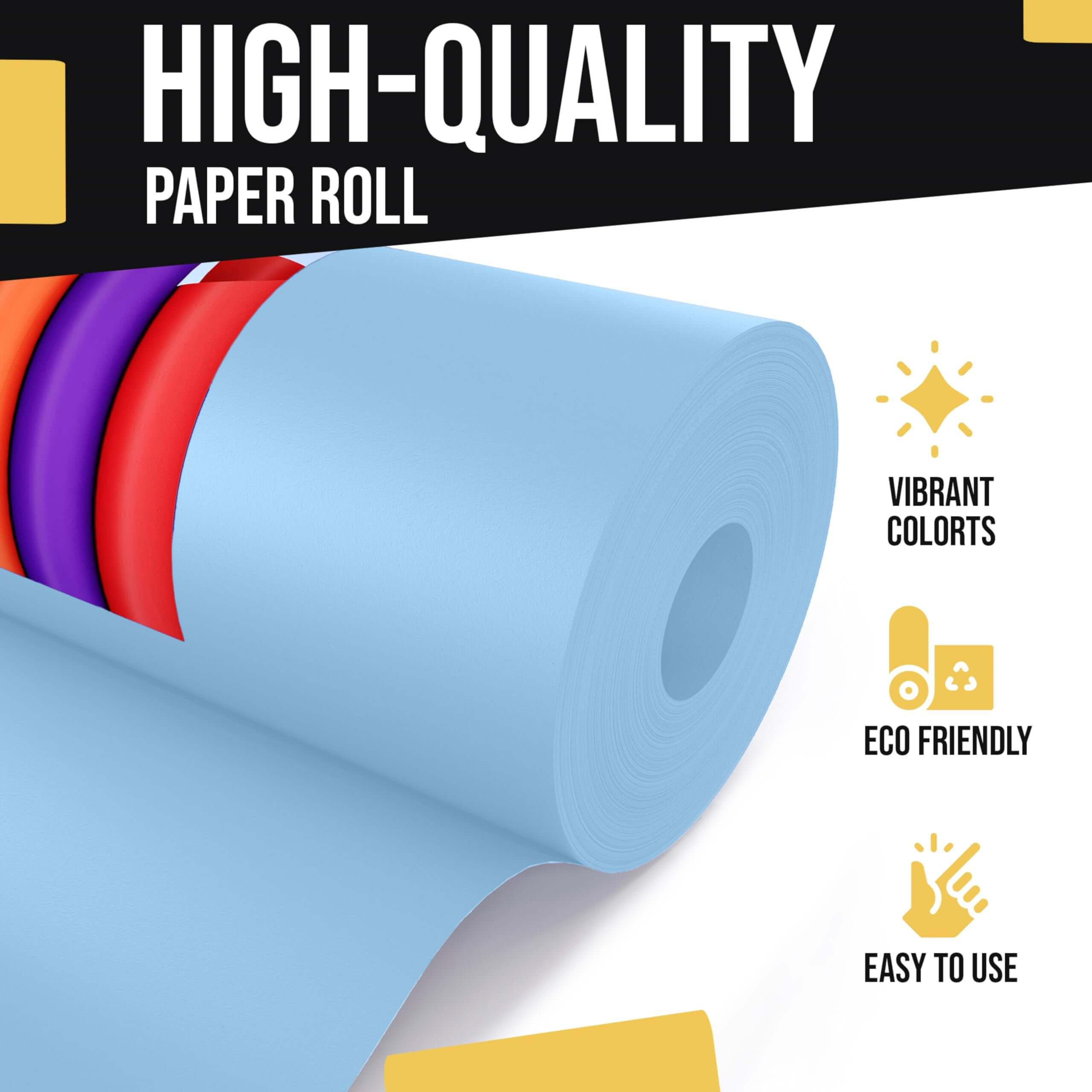 36 In. x 110 Ft. Light Blue Kraft Roll