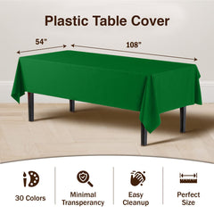 Emerald Green Table Cover | 12 Pack