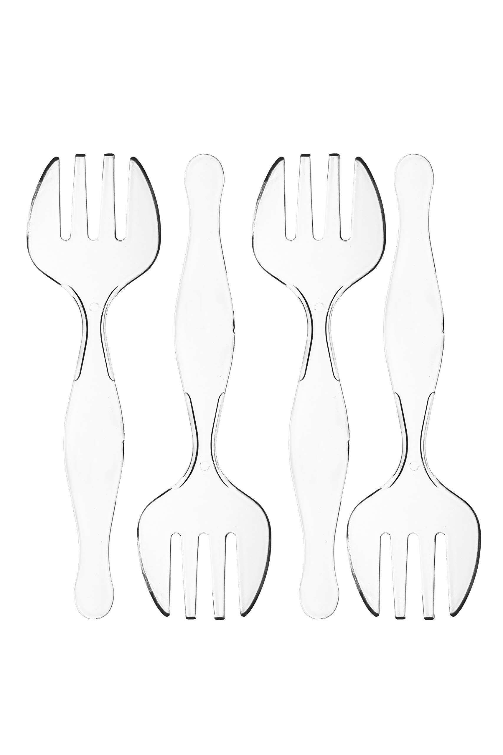 Clear Plastic Serving Forks | 32 Count