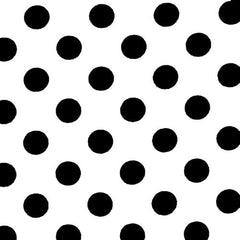 Black Polka Dot Table Cover | 12 Pack