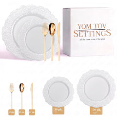 Pearl White Leaf Deluxe Set