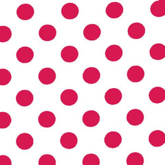 Red Polka Dot Table Cover | 6 Pack