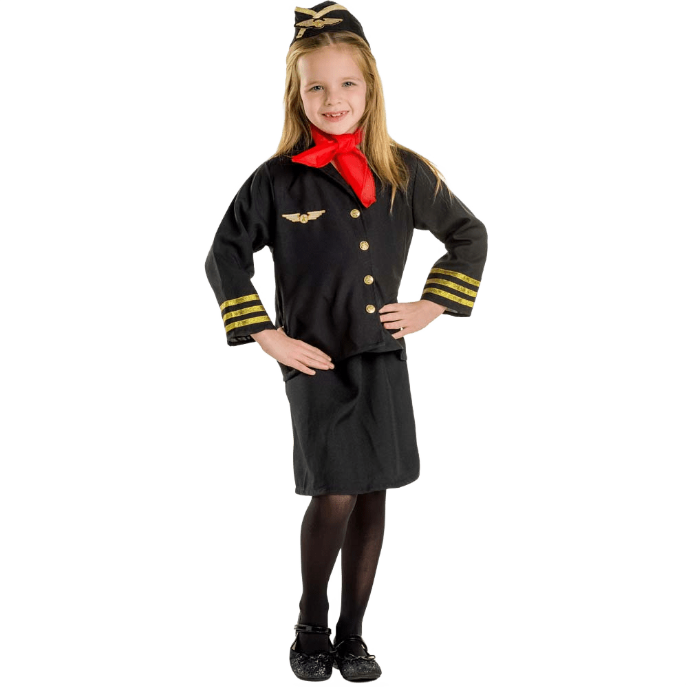 Flight Attendant Costume - Kids