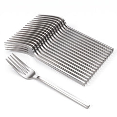 Trendables Mod Silver Plastic Forks | 48 Count