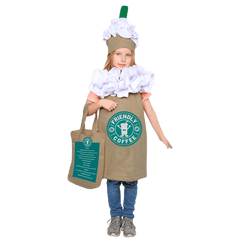 Frappuccino Coffee Costume - Kids