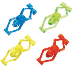 Frog Flinger Toy Favors, Multi-Colored, 24-ct - Pack of 6