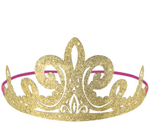 Glitter Disney Once Upon a Time Tiaras, Gold/Pink, 8-pk - Pack of 9