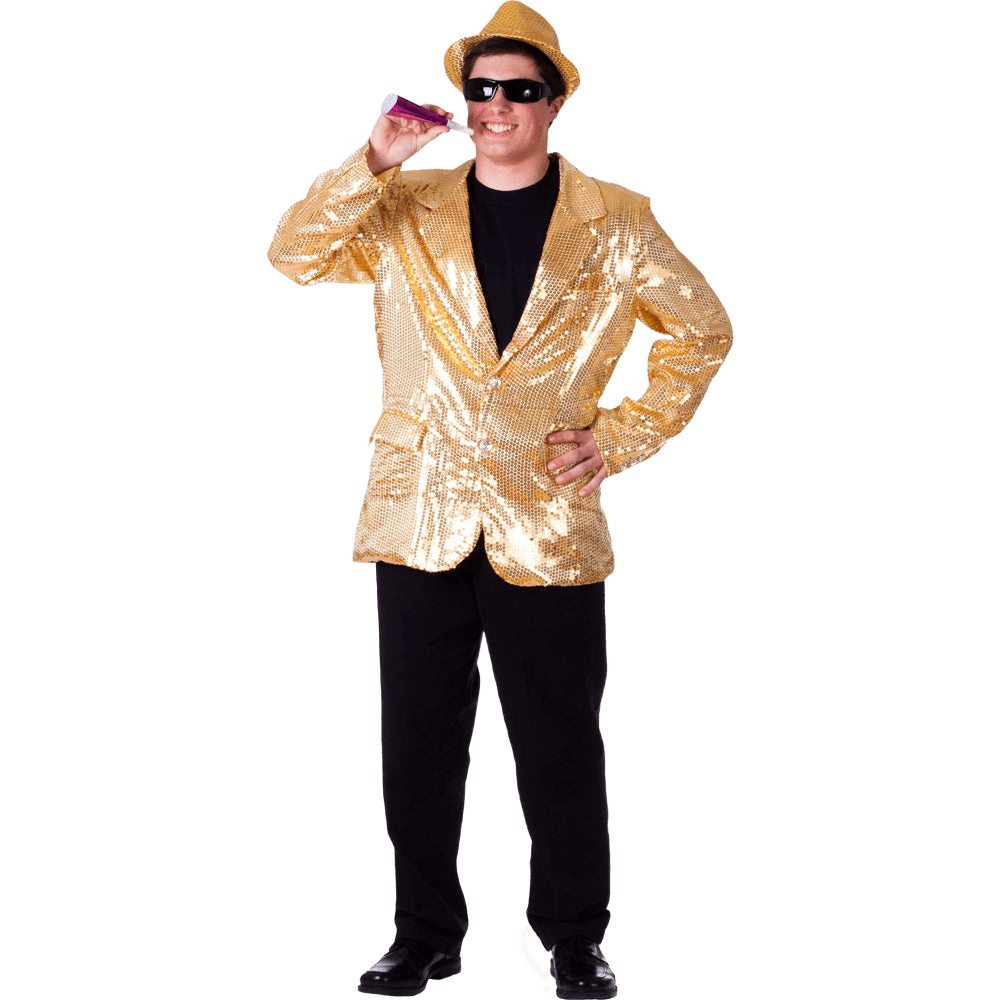 Gold Sequin Jacket - Adults