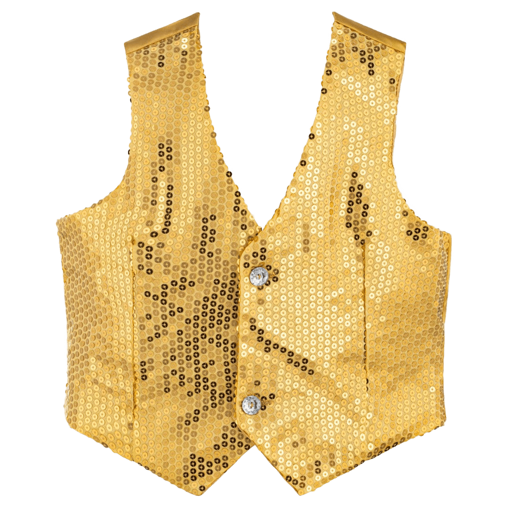 Gold Sequin Vest - Kids