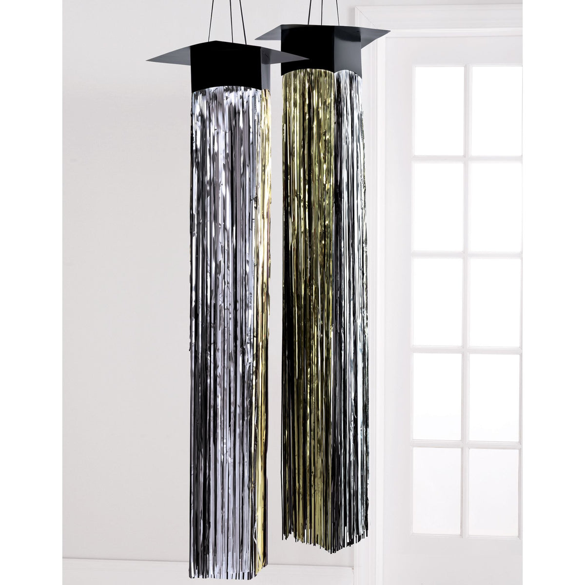 Grad Cap Hanging Foil Decoration, 2-pcs - Pack of 3
