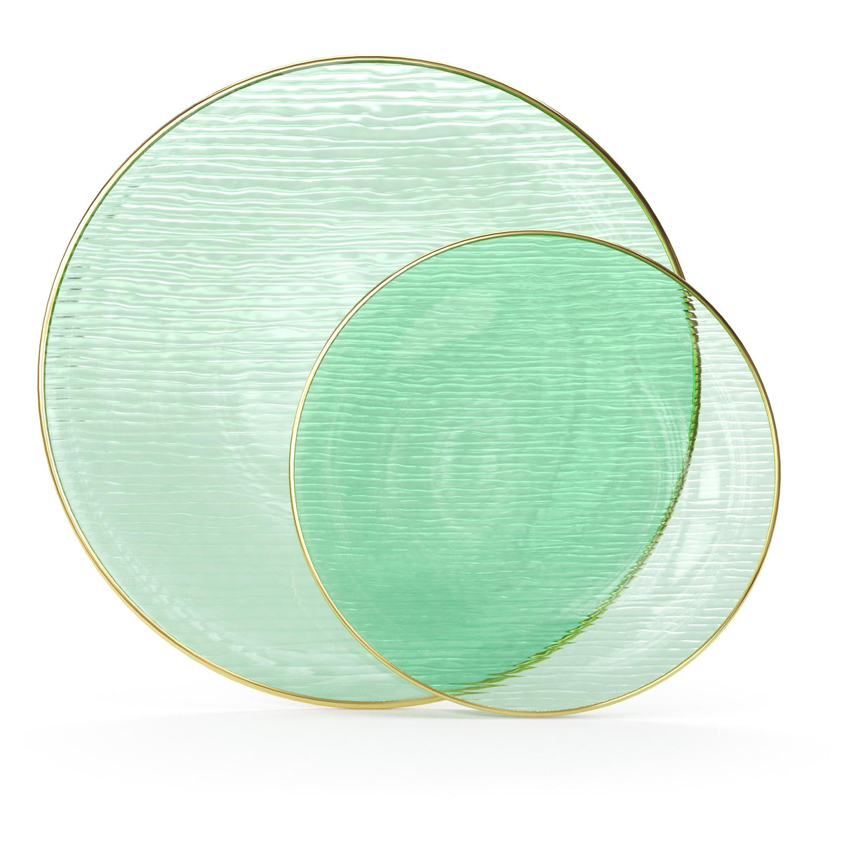 Green Weave Plate Combo | 30 10-inch + 30 7-inch