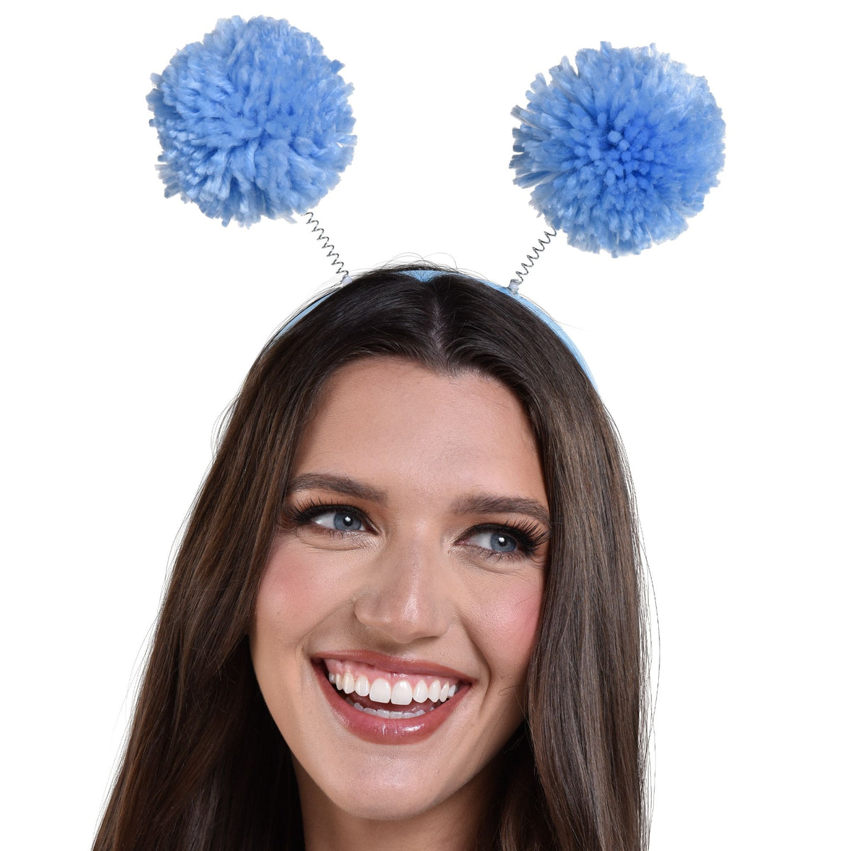 Pom Pom Head Bopper Headband, One Size - Pack of 2