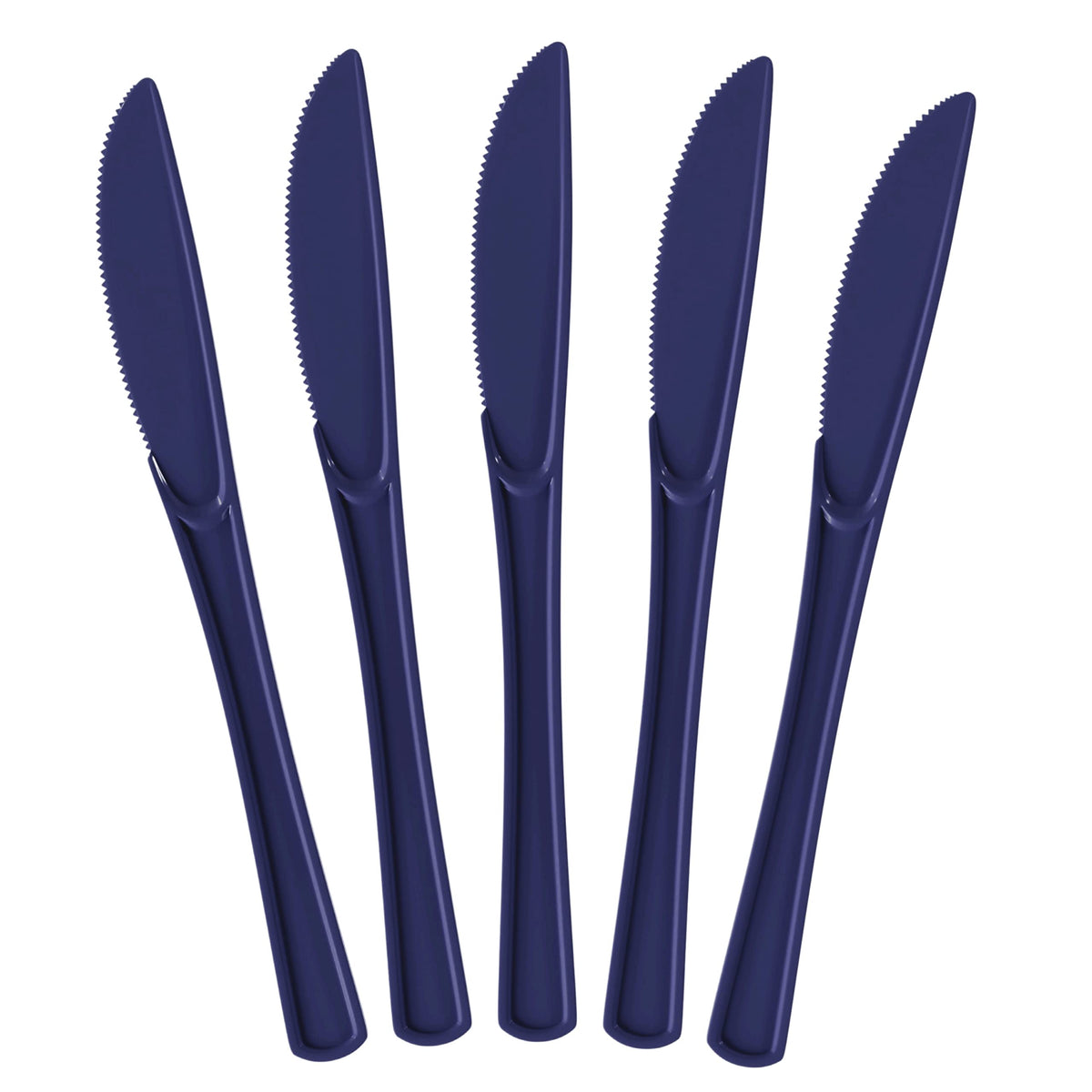 Heavy Duty Navy Plastic Knives | 1200 Count