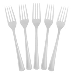 Heavy Duty White Plastic Forks | 1200 Count