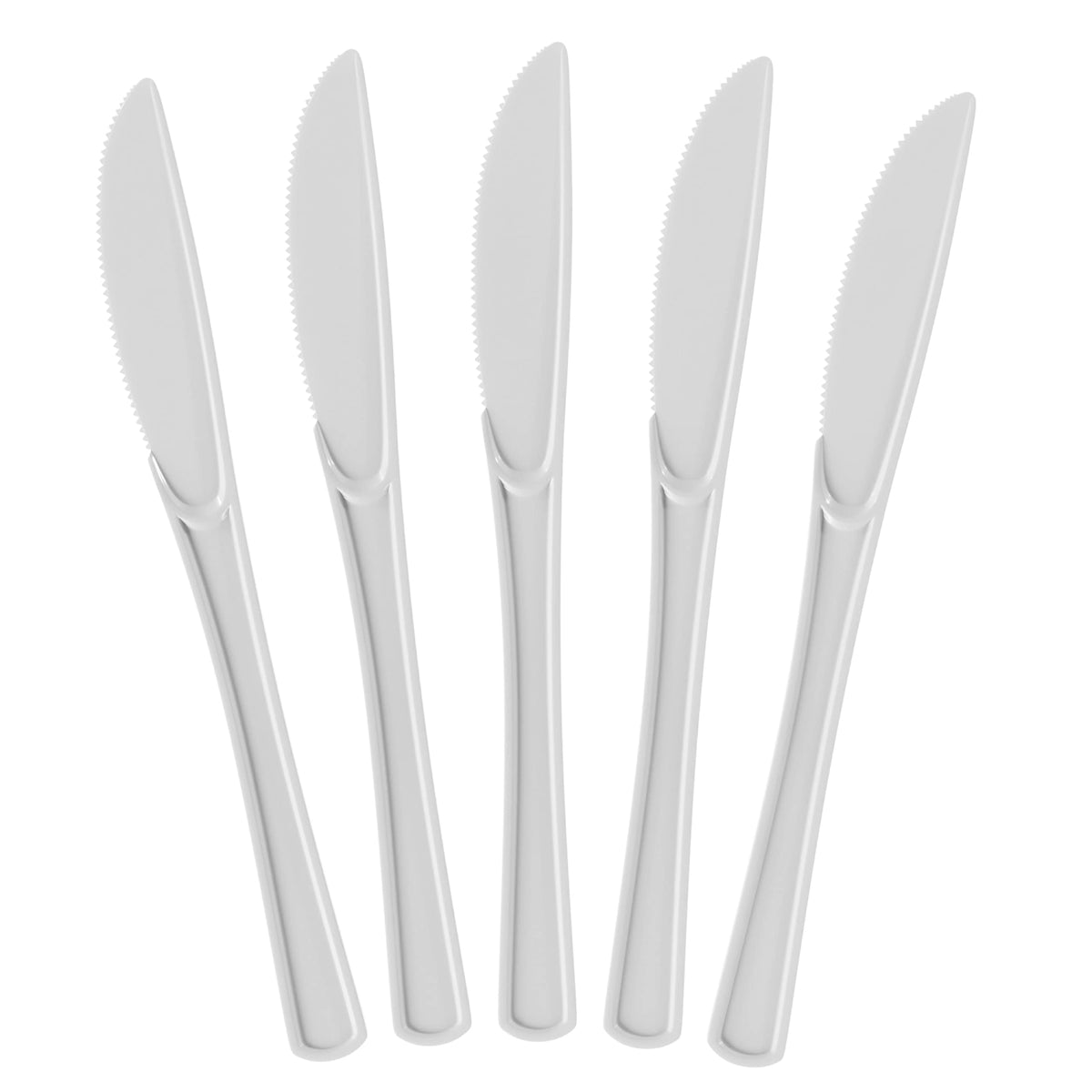 Heavy Duty White Plastic Knives | 1200 Count