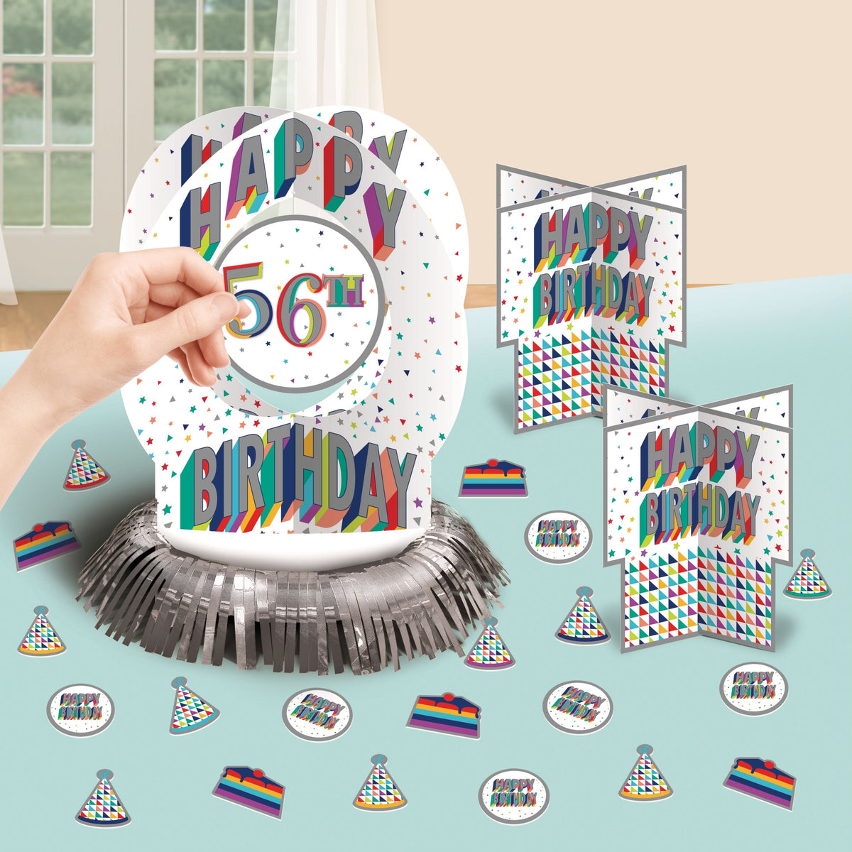 Here's to Your Birthday Table Decorating Kit, 51-pc - Pack of 9